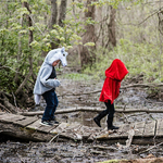 Déguisement enfant Cape de Loup - 4 et  6 ans