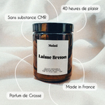 Bougie Artisanale Parfumée "Laisse breton" - Cappuccino