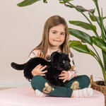 Peluche Bébé panthère allongé Teddy Hermann 30 cm