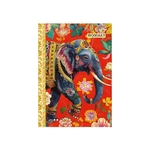 Carnet à Mots de Passe Éléphant Indien - Gwenaëlle Trolez Créations