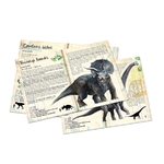 Puzzles 200 pcs - 3 Puzzles Dinosaures 200 pièces avec posters - Dès 5 ans