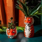Vase Tigre Raja en céramique - 20 cm