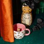 Vase Léopard Bagheera en céramique - 20 cm