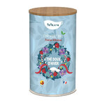 Tisane fruitée bio - Thé doux d’hiver - Fraise mûre hibiscus - Boîte métal 100 g