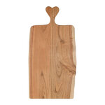 Planche à Découper Cœur en Acacia Massif 50 cm