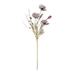 Fleur artificielle pour bouquet Pavot champêtre Mauve 75 cm
