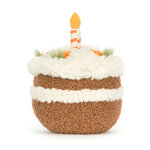 Peluche Jellycat Gâteau Carotte - Amuseables Carrot Cake - A2CRTC 15cm