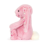 Lapin Jellycat Blushkin Blossom Luxe - Blushkin Luxe Bunny - BAS3ROSE 31cm