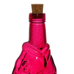 Bouteille Poisson en verre Rose Fuchsia