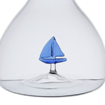 Carafe en verre borosilicate avec inclusion 1,5l - Bateau voilier
