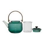 Théière Striée avec filtre Dilacia 85cl en verre borosilicate