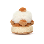 Cadeau naissance original peluche gâteau Saint-Honoré Jellycat bicolore