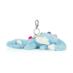 Cadeau luxe accessoire de mode peluche dragon ciel bleu azur