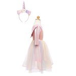 Robe Licorne avec Ailes et Serre-tête 5/6 ans