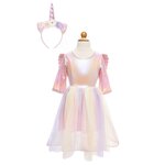 Robe Licorne avec Ailes et Serre-tête 5/6 ans