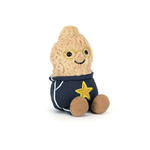 Peluche Jellycat Cacahuète Premier de la Classe – Amuseables Peanut Star Student Outfit – A6PSP 15cm
