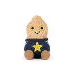 Peluche Jellycat Cacahuète Premier de la Classe – Amuseables Peanut Star Student Outfit – A6PSP 15cm
