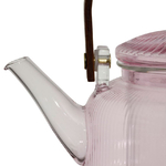 Théière Striée avec filtre Dilacia 85cl en verre borosilicate