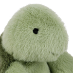 Vue de face peluche tortue bicolore 31cm