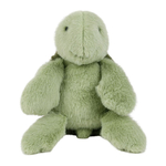 Peluche tortue verte Douster 31cm profil