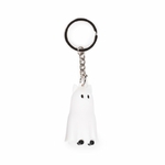Porte-clés 3D PVC - Chat Fantôme Effrayant