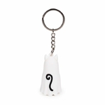 Porte-clés 3D PVC - Chat Fantôme Effrayant