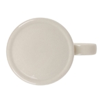 Tisanière en grès écru motif léopard avec filtre inox 30 cl - Ø 8 × H 11 cm