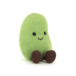 Peluche Jellycat Fèves d'Edamame Soyella Amuseables Soyella Edamame Bean A4EDA 13cm