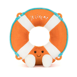 Peluche Jellycat Bouée de Sauvetage Amuseables Amuseables Life Ring - A2LF 33cm