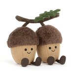Peluche Jellycat Amuseables Ort et Tum Acorns duo de glands 18cm