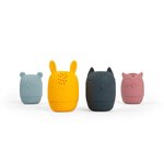 Jouet de bain en silicone - Animaux à presser - Dès 3 mois
