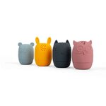 Jouet de bain en silicone - Animaux à presser - Dès 3 mois