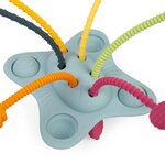 Jouet déveil sensoriel en silicone - Tire Pousse Pop - Des 10 mois
