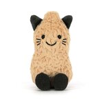 Peluche Jellycat Cacahuète Chat - Amuseables Peanut Cat Outfit 15cm -A6PCT