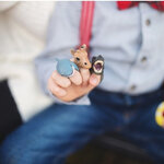 Bague dinosaure pour enfant dès 3 ans, vendue à l’unité avec modèle aléatoire.