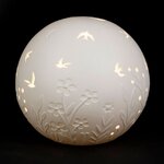 Lampe boule porcelaine 2