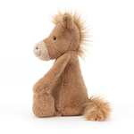 Peluche Jellycat Poney - Bashful poney Small - BASS6PONY 18cm. 3
