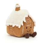 Peluche Jellycat Maison en Pain d'épices - Amuseable Gingerbread House A2GH
