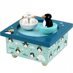 Boite a musique pingouin