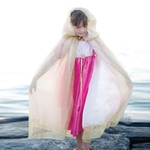 Cape Royal rose et or - Deguisement de Princesse 5-7 ans