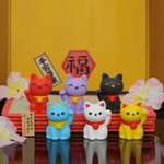 gomme-iwako-lucky-cats-chat-porte-bonheur-japonais