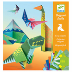 24 feuilles Papiers Origami Dinosaures - 20x20cm