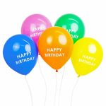 Ballons Joyeux Anniversaire - Lot de 5