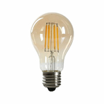 Ampoule led filament style Edison E27 4W - Bulbe  ambré