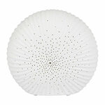 Lampe porcelaine blanche décorative à poser - Disque
