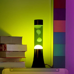 Lampe-a-lave-30-cm-Mini-Lava-Lamp-Liquide-vert-et-Lave-Jaune