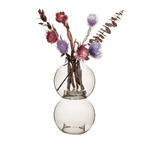 Vase design Bulle empilable Gris Fume