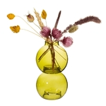 Vase design Bulle empilable - VERT OLIVE