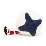 Peluche Jellycat Ballon de Rugby - Amuseables Sports Rugby Ball -  AS2R