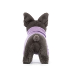 Peluche Jellycat Chien - Sweater French  Bulldog Purple - S3FDP 19 cm